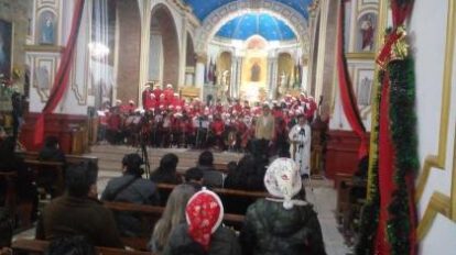 Triduo Navideño con masiva asistencia en el Santuario del Socavón