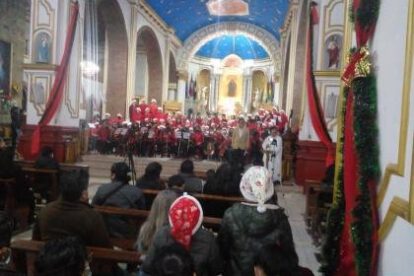 Triduo Navideño con masiva asistencia en el Santuario del Socavón