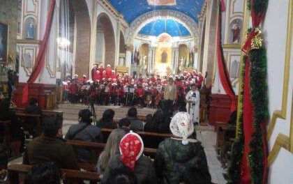 Triduo Navideño con masiva asistencia en el Santuario del Socavón