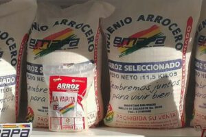 Robo de arroz Emapa en La Paz