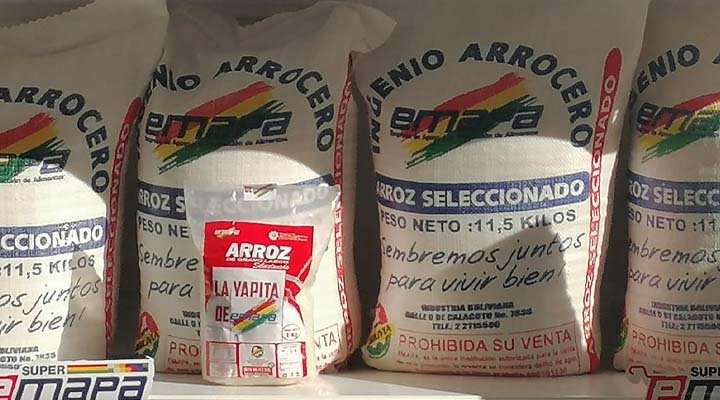 Robo de arroz Emapa en La Paz