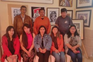 Taller de grabado en Oruro