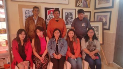 Taller de grabado en Oruro