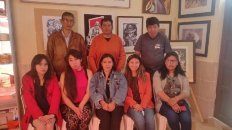 Taller de grabado en Oruro