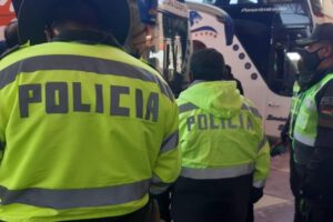 Presencia policial en Oruro