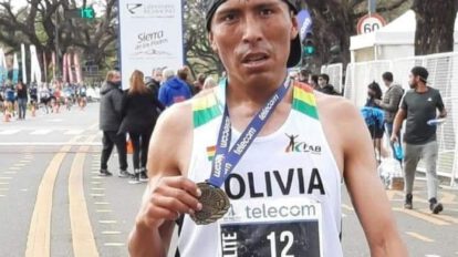 Héctor Garibay en la Carrera Internacional San Silvestre