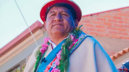 Gobernador de Potosí en una jornada pasada