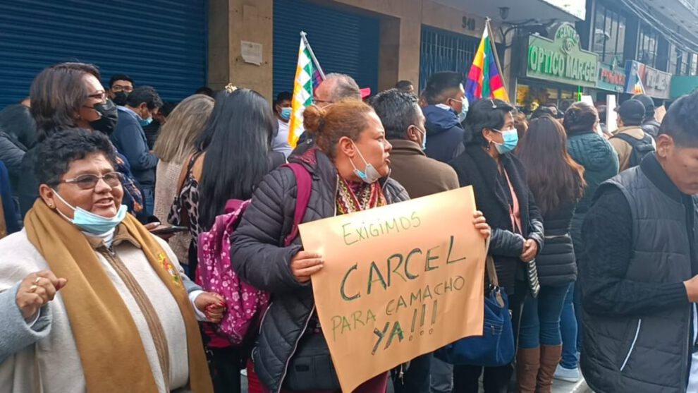 Camacho responderá por hechos de 2019