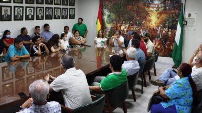 Liberación de Camacho en la reunión del Comité Cívico pro Santa Cruz