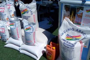Reembolsos de arroz de Emapa en depósito precintado