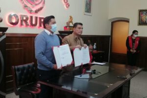 Gobernación y Alcaldía Oruro acuerdan trabajos preventivos