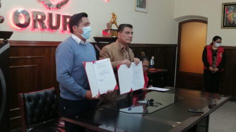 Gobernación y Alcaldía Oruro acuerdan trabajos preventivos