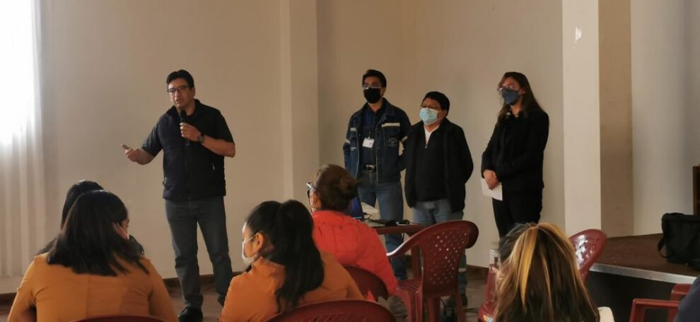 Consumo de agua en Oruro