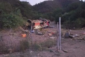 Accidente en Saipina con 11 personas fallecidas