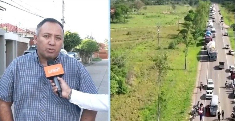 Transporte internacional advierte medidas si el Gobierno no devuelve a Camacho