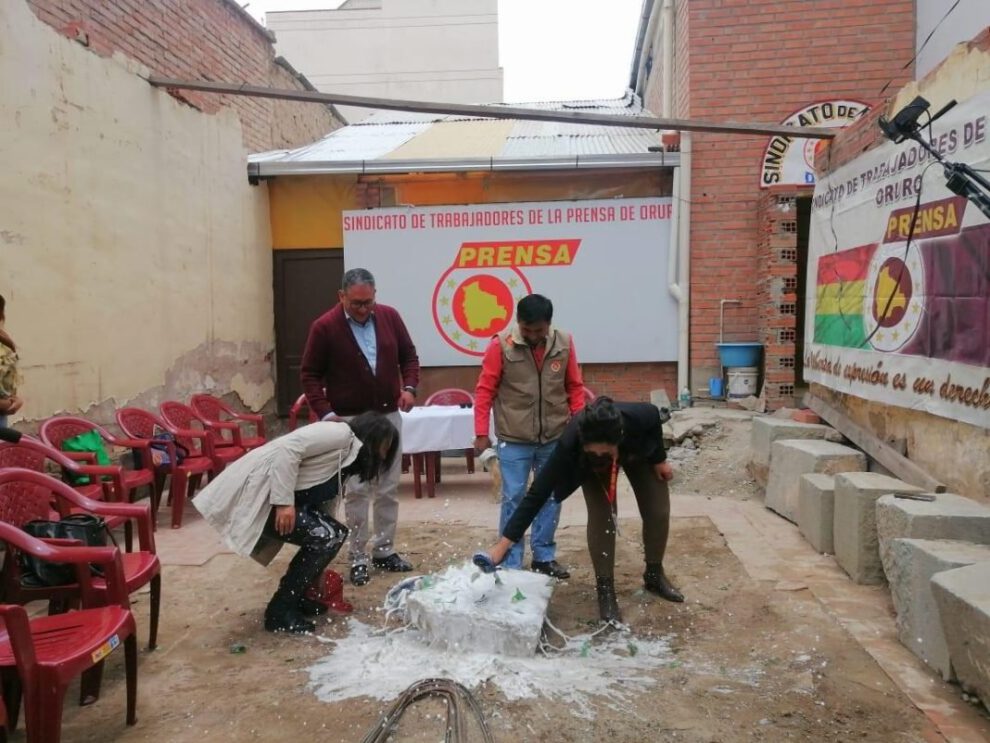 Construcción del STPO en Oruro