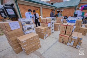 Equipamiento a centros de salud por el GAMO