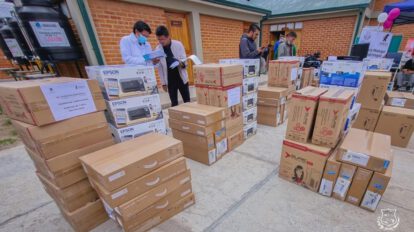 Equipamiento a centros de salud por el GAMO
