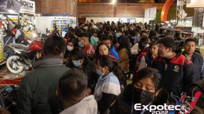 Visitantes de la feria EXPOTECO 2022