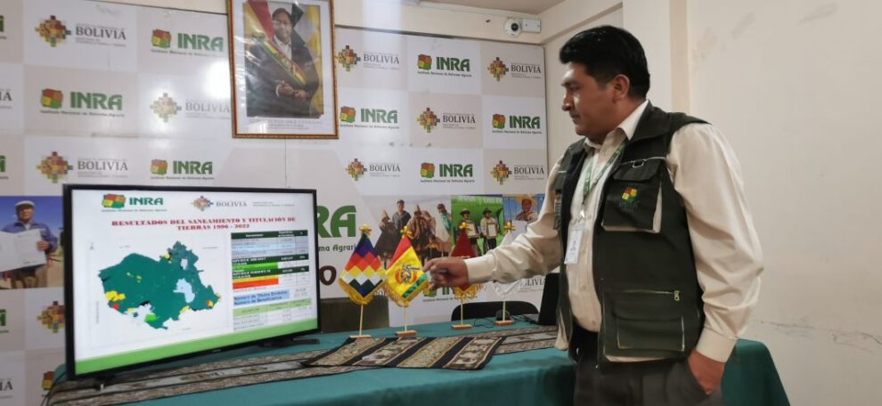 Saneamiento de terrenos en Oruro