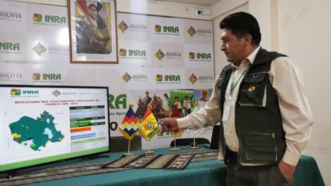 Saneamiento de terrenos en Oruro