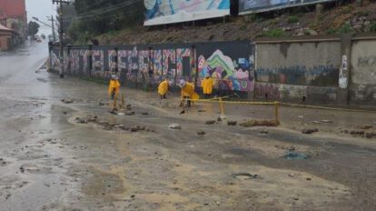 Intensas lluvias en La Paz provocan emergencias y crecida de ríos
