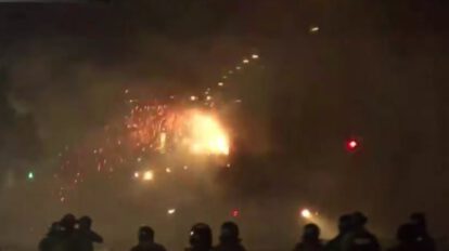Enfrentamientos entre la Policía y movilizados en Santa Cruz