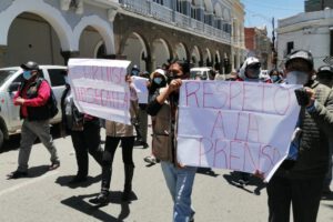 Agresiones a periodistas en Oruro