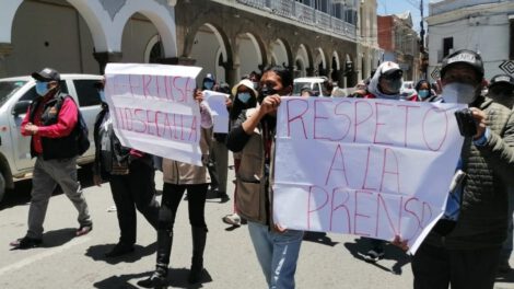 Agresiones a periodistas en Oruro