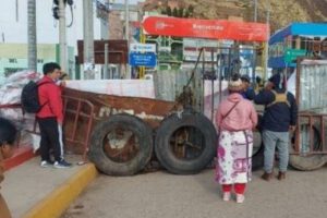 Bloqueo en Desaguadero