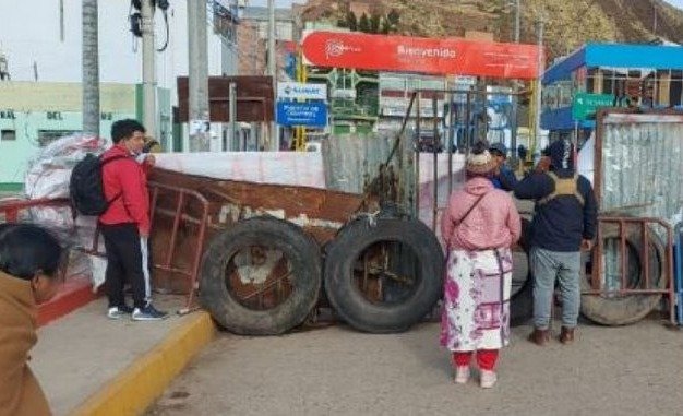 Bloqueo en Desaguadero