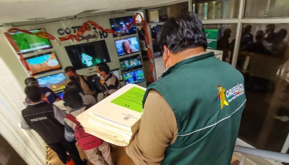 Coteor R.L. notificación de multa a excandidatos