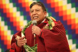 David Choquehuanca en defensa de Luis Arce