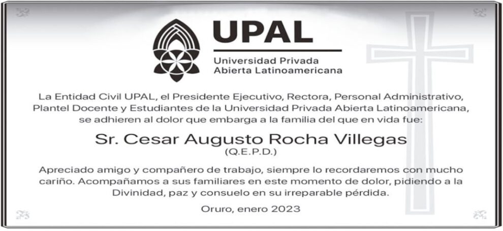Cesar Augusto Rocha Villegas (Q.E.P.D.)