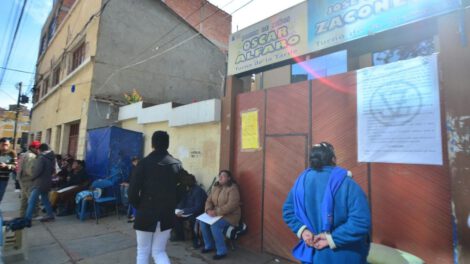 Inscripciones escolares en Oruro