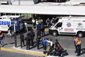 Choque de trenes en México