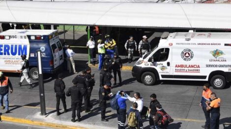 Choque de trenes en México