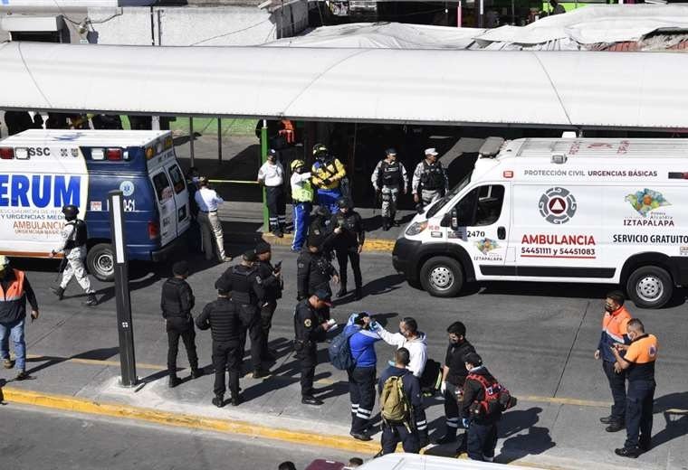 Choque de trenes en México