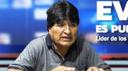 Evo Morales denuncia amenazas en su programa dominical