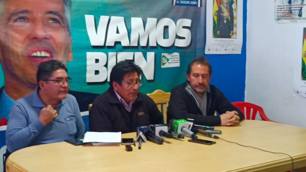 Dirección Nacional del MAS reclama inclusión en actividades del aniversario del Estado Plurinacional