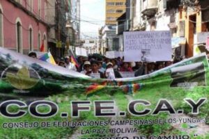 Cofecay marcha para exigir la liberación de sus dirigentes