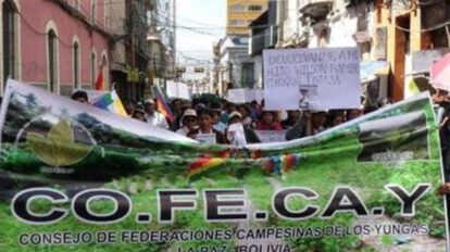 Cofecay marcha para exigir la liberación de sus dirigentes