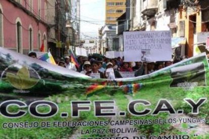 Cofecay marcha para exigir la liberación de sus dirigentes