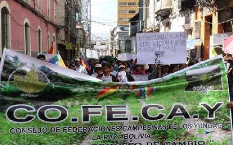 Cofecay marcha para exigir la liberación de sus dirigentes