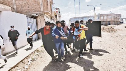 Protestas en Perú