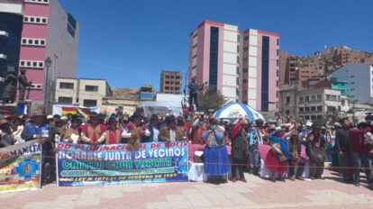 Enlosetado en municipios rurales de Oruro, La Paz y Potosí