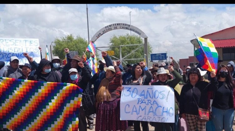 Defensa de Camacho denuncia zanjas cavadas cerca del penal de Chonchocoro