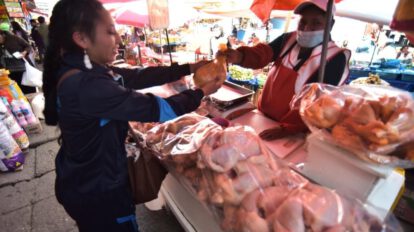 Precio del pollo en La Paz