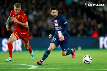 Lionel Messi en el partido del PSG tras su regreso