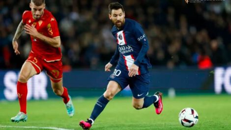 Lionel Messi en el partido del PSG tras su regreso